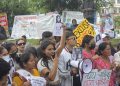 गरिमा चौधरीमाथि भएको घटनाको निष्पक्ष छानबिनको माग गर्दै विरोध प्रदर्शन