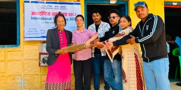 अन्तर्राष्ट्रिय युवा दिवसको अवसरमा कालिकोटमा सरसफाइ तथा झाडु हस्तान्तरण