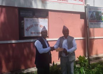 कर्णाली प्रदेश सरकारद्वारा निर्मित बडिमालिका  त्रिवेणीमा बनेकासंरचना गाउँपालिकालाई हस्तान्तरण