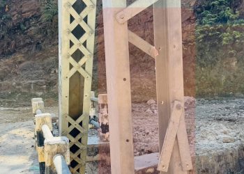 कर्णाली राजमार्गको मान्म ,सेरिघाट स्टिल ट्रस पुलको फलाम चोरी